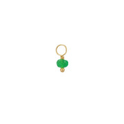HEATHER B. MOORE 14K Yellow Gold Emerald Faceted Rondelle Gemstone